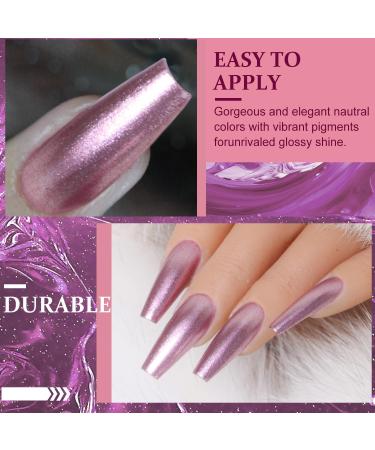 DouborQ Rose Gold Nail Polish Long-lasting Glossy Nail Art Varnish (14) Metal Rose Gold - Buy Online on GoSupps.com