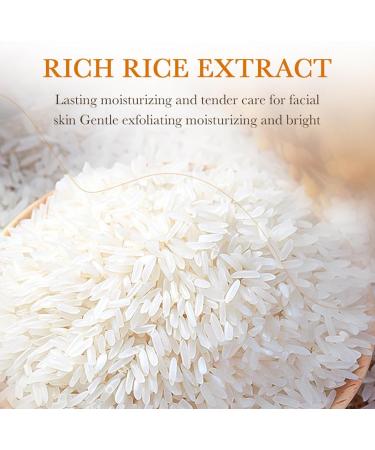 Rice Water Face Wash Cleanser for Oily Skin 120ML Rice Raw Pulp Deep Cleaning Hydrating Cleanser Oil Control Facial Cleanser for Women Men Skin Care - Buy Online on GoSupps.com