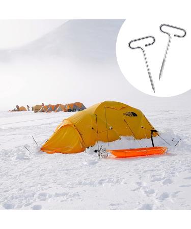 LFUTARI Ice Anchor Tool Kit - 1pc Drill Adapter & 4pcs Threaded Pegs for Ice Fishing Shelter Stake Nail - Universal Anchors Tool Set for Sewing Ice Inserts - Buy Online on GoSupps.com