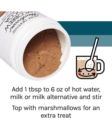 Host Defense MycoBrew Cocoa Drink Mix - 10.5oz, Supports Calm and Relaxation with Lions Mane Mushroom - 1 Count Pack - Buy Online on GoSupps.com