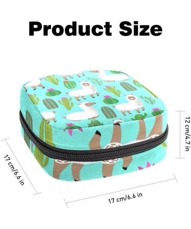 Alpaca Plant Color579 Period Bag | Sanitary Napkin & Makeup Storage Pouch - Buy Online on GoSupps.com