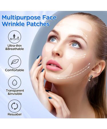 PAFUWEI Forehead Wrinkle Patches - 160 Pieces Anti-Wrinkle Patches for Fine Lines & Wrinkles | Overnight Facial Treatment for Men & Women - Buy Online on GoSupps.com