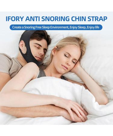 Adjustable CPAP Chin Strap for Snoring Relief | Breathable Anti-Snoring Solution for Men & Women - Buy Online on GoSupps.com