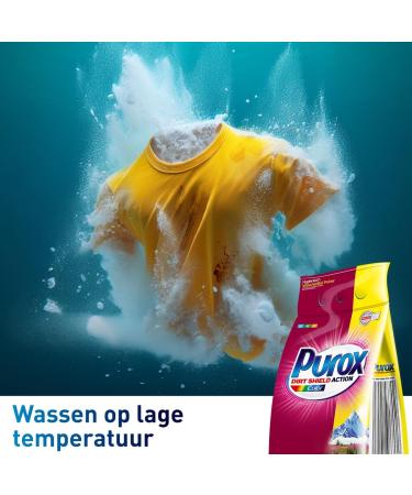 PUROX COLOR 5.5 kg Washing Powder - Premium Detergent in Foil Bag for Color Protection - International Shipping Available - Buy Online on GoSupps.com