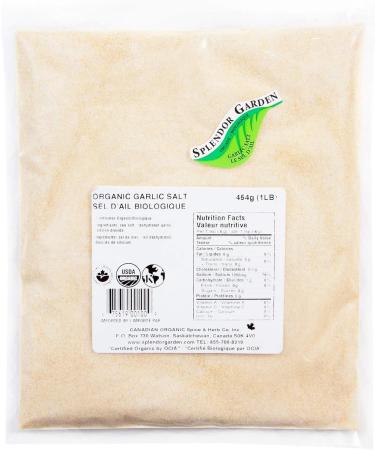 Splendor Garden organic Garlic Salt 454.0 Gram 454 g (Pack of 1) - Buy Online on GoSupps.com