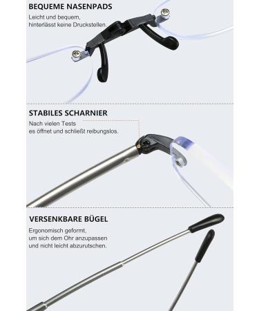 Lanomi Mini Foldable Reading Glasses for Men & Women - Compact Portable Reading Aid - Buy Online on GoSupps.com