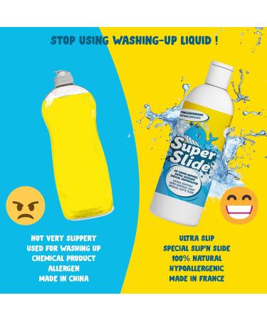  Original Cup Super Slide Natural Soap Extra Smooth 1L Special Slipn Slide Natural soap Made in France Hypoallergenic Extra smooth Fastest Water playground 100 fun OriginalCup - Buy Online on GoSupps.com