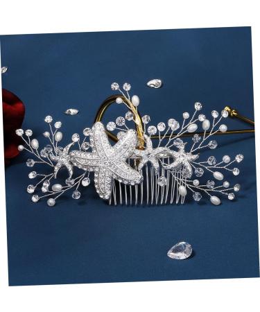 SKISUNO Starfish Hair Comb Hair Comb Bridal Hair Comb Hair Comb Accessory Wedding Hair Accessories for Brides Decorative Hair Combs Bridal Hair Accessories Hair Combs for Women Accessories - Buy Online on GoSupps.com