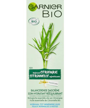 Garnier Organic Lemongrass Stabilizing Day Cream 50 Ml - Buy Online on GoSupps.com