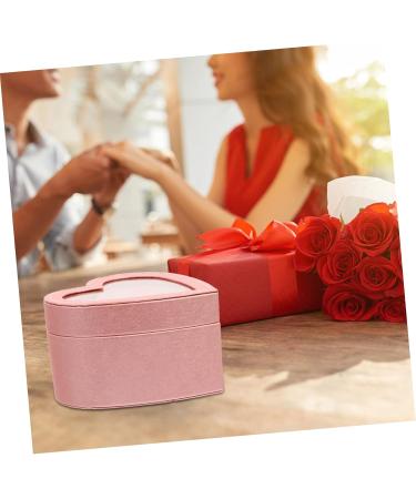 SKISUNO Heart Shape 1pc Heart Shaped Window Box Clear Acrylic Boxes Valentines Day Flower Wrapping Case Christmas Paper 1 count (Pack of 1) Pink - Buy Online on GoSupps.com