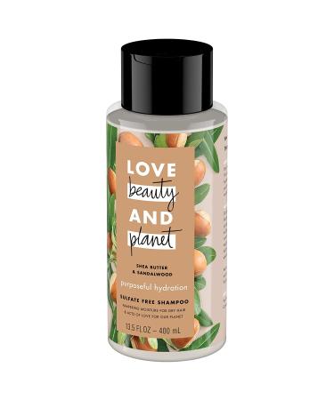 Love Beauty and Planet Hydration Shampoo - Shea Butter & Sandalwood | 13.5 fl oz - Buy Online on GoSupps.com