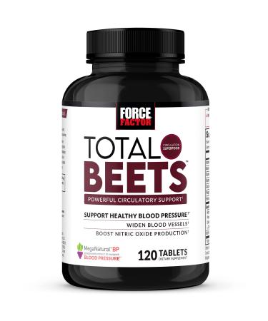Force Factor Total Beets Powerful Circulation Support 120 Tablets