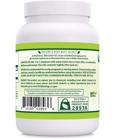 Herbal Secrets Organic Ashwaganda Root Powder 16 Oz | Non-GMO | Gluten Free | Made in USA - Buy Online on GoSupps.com
