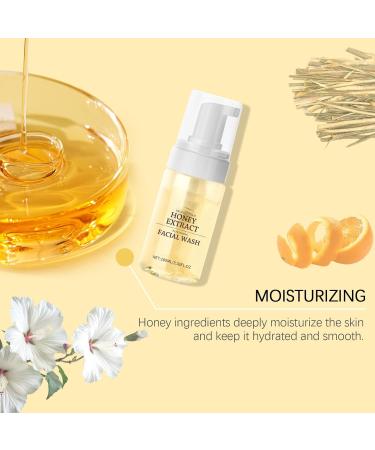Shantou Yingji Facial cleanser with honey extract mild facial cleanser antiacne washing gel for the face for deep pore cleansing moisturizing care and hydration mild and nonirritating - Buy Online on GoSupps.com
