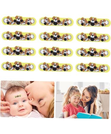 TOYANDONA 100 Pcs Liquid Crystal Forehead Stickers | Fever Indicator for Toddlers & Children | Sensing Temperature | Yellow/Brown (7.5x2.5cm x 5pcs) - Buy Online on GoSupps.com