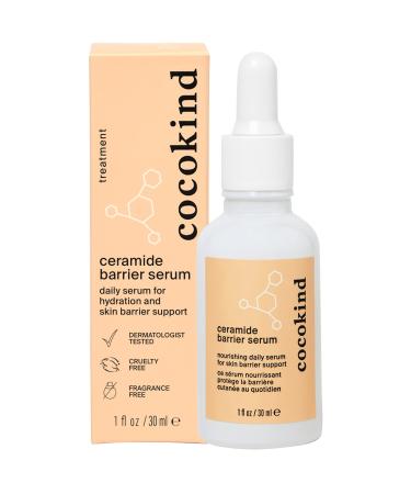 Cocokind Ceramide Serum  Hydrating Serum for Face  Skin Barrier Repair Face Serum with Ceramides  Ceramide Moisturizer and Lactic Acid Serum