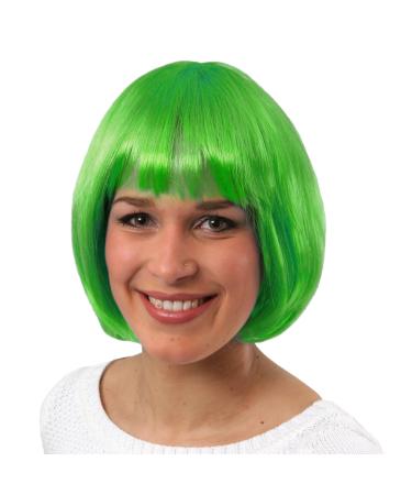 Balinco afro bob curls wig carnival carnival afropr cke curly head bob wig cabaret long hair wig women and men (bob green)