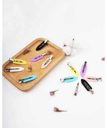 No Bend Hair Clips 60 Pcs - 2.3in Duck Billed Hair Clips for Creaseless Styling (6 Colors) - Buy Online on GoSupps.com