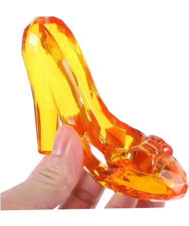Kids Crystal High Heels - Acrylic Yellow Beads - Gem Toys 11X4CM - Buy Online on GoSupps.com