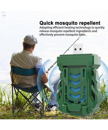 Repeller for Indoor - Plug-in Electric Fly Traps | Portable Flying Control Device Spray Alternative USB Rechargeable Repeller for Home Camping Supplies Scent-Free Loboy (Green) - Buy Online on GoSupps.com