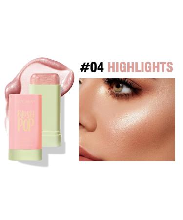 Matte Cream Blush - Soft Lightweight Liquid Blusher for Natural Color | Long-Wearing & Smudge Proof | Color 04# - 1 Piece - Buy Online on GoSupps.com