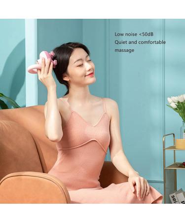 Portable Electric Scalp Massager - Waterproof Magnetic Charging 4 Claws 2 Steps - Relaxation for Head Neck Body (Pink) - Buy Online on GoSupps.com