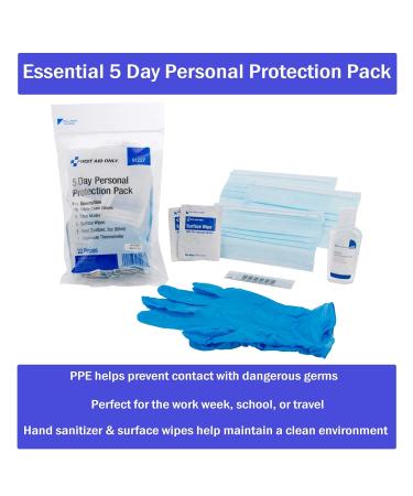 First Aid Only 5-Day Personal Protection Pack - Essential Safety Kit - Buy Online on GoSupps.com