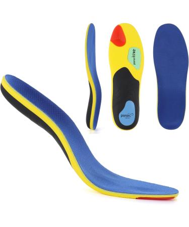 Orthotic Insoles for Plantar Fasciitis - Arch Support Inserts for Men & Women - Pain Relief & Comfort | Shock-Absorbing Breathable | Size L (Men's 9.5-10.5 / Women's 10.5-11.5) - Black - Buy Online on GoSupps.com