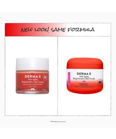 Derma E Anti-Aging Regenerative Day Cream - 2 oz | Hydrate & Renew Skin - Buy Online on GoSupps.com
