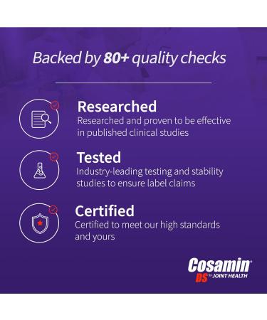 Cosamin DS Joint Health Supplement - 180 Capsules for Men & Women | Glucosamine & Chondroitin Formula - Buy Online on GoSupps.com