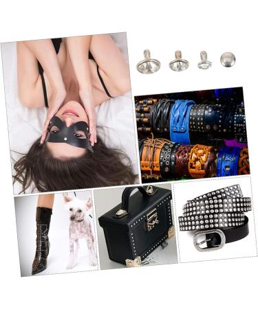 Operitacx 60 pcs DIY Chic Rivets Crafts Nails Bags Leather Re Craft Bag Clothing Clothes Durable Practical - Buy Online on GoSupps.com