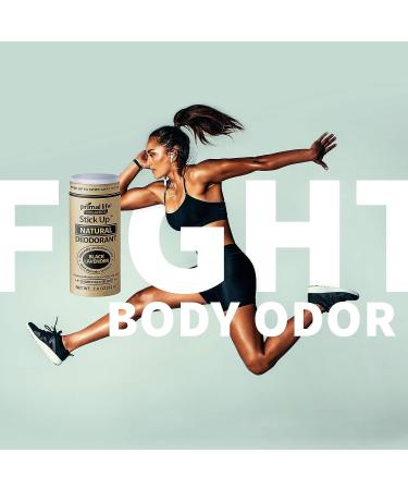 Black Lavender Stick Up Natural Deodorant | Bentonite Clay, Arrowroot, Magnesium, Zinc | 3 oz Vegan Formula for Women and Men | Long-lasting 3-4 month Supply - Primal Life Organics - Buy Online on GoSupps.com