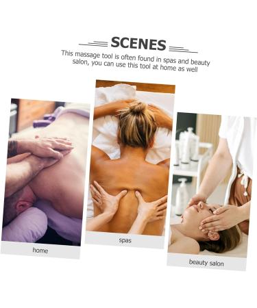 Combined Massage Device - Manual Massage Roll Rod & Pressing Point Tool for Facial Shaping | Acupuncture Point Massage Bars & Wooden Roller Stick - Buy Online on GoSupps.com