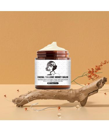  G n rique Tallow and Honey Balm Tallow and Honey Face Balm Facial Moisturizer for Women - Non-Greasy Body Butter Cream for Face Nourishing Skin Care Cream - Buy Online on GoSupps.com