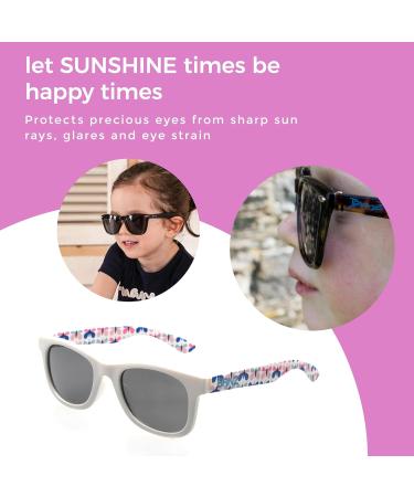 BANZ Baby Jbanz Infant Sunglasses 0-24 Months - Baby Sunglasses with 100% UV Eye Protection With Glare Reduction Mod Butterfly Black - Buy Online on GoSupps.com