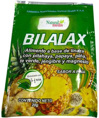 Natural medix Bilalax Colon Cleanser and Dewormer for Humans Non-Harmful Organism Cleanser- 5 Day Treatment /(5) Sachets 20gr - Buy Online on GoSupps.com