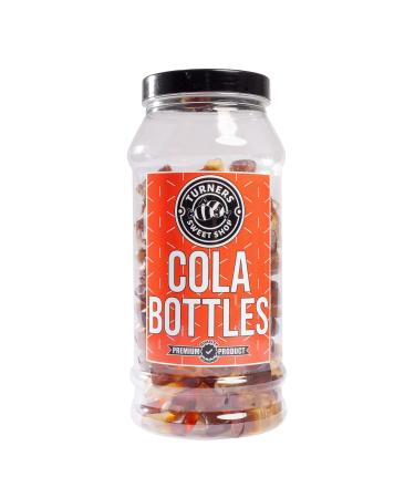Cola Bottles - 595g by Turners Sweet Shop Traditional Retro Gift Jar Classic Original Pick & Mix Sweets Quality Confectionary Fantastic Gifts for Him Her or Them