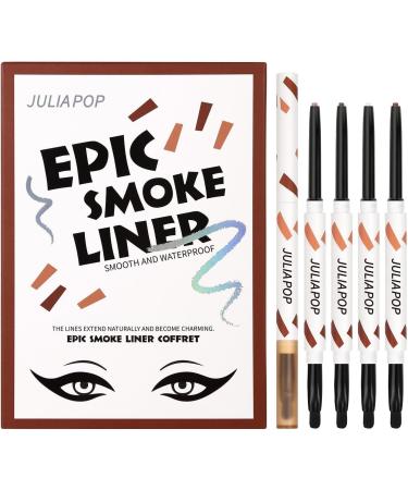 Waterproof Eyeliner - Under Eye Liner Stay On Eye Liner With Anti-perspiration And Waterproof Effect Not Easy To Dye And Strong Coloring Power For Dramatic Style Kagrote B01# - Buy Online on GoSupps.com