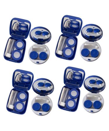 Healvian 8 pc. Colored contact lenses contact lens applicator travel case for contact lenses holder for cosmetic lenses Simple contact lens container matt container storage box