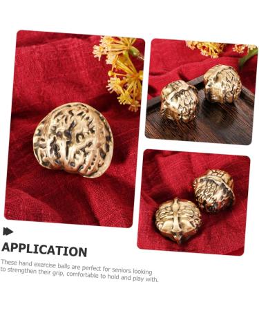 Beavorty Baoding Fitness Balls - Antique Chinese Health Balls for Finger Exercise & Wellness - Vintage Brass Decor for Adults - Buy Online on GoSupps.com