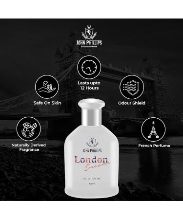 AARVVINTA CRAFT London Dreams Eau De French Perfume For Men - 100 ml - Buy Online on GoSupps.com
