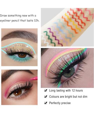 Long-Lasting Navy Blue Eyeliner - Waterproof & Sweat Resistant | Matte Liquid & Pencil Eyeliner for All-Day Wear - Buy Online on GoSupps.com
