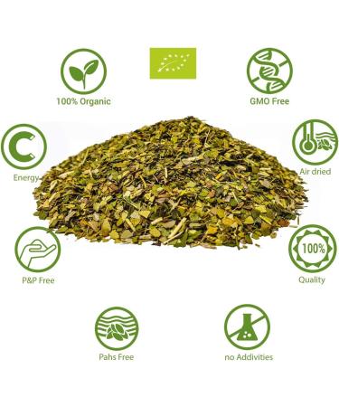 Original Yerba Mate from Brazil by HerbaNordPol | Unique Organic Quality | Contains 95% Leaves | Classic Superior & Strong | EcoCert Certified | Helps Energy Boost and Weight Loss | 500G - Buy Online on GoSupps.com