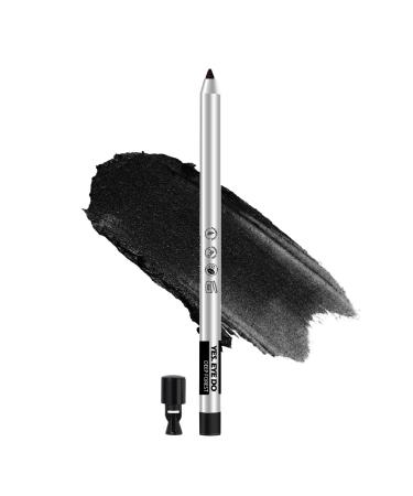 YES.EYE DO Gel Eyeliner Waterproof Smudgeproof Retractable Eyeliner Gel with built-in sharpener Colored Glitter Eyeliner Highly Pigmented and Creamy (Deep Forest)