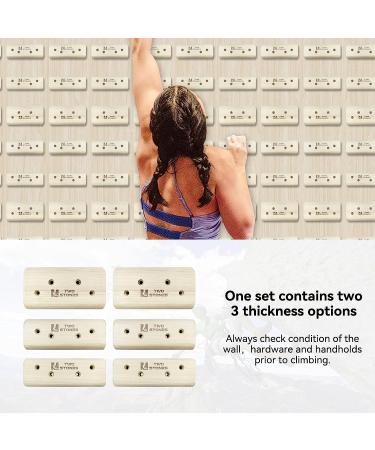 Two Stones Campus Rungs Set for Bouldering Training - Wood Climbing Holds - Buy Online on GoSupps.com