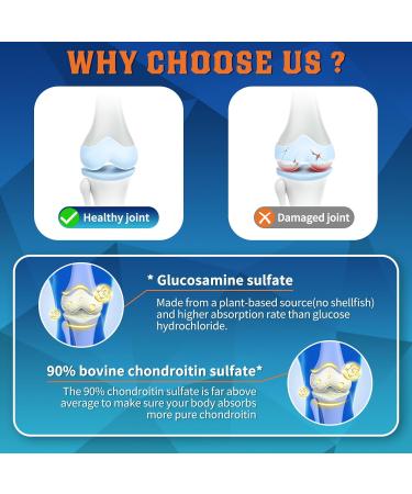 NATURE TARGET Glucosamine Chondroitin MSM Joint Support Supplement Shellfish Free Turmeric Boswellia Hyaluronic Acid Collagen Calium for Cartilage and Bone Health 120 Capsules 40 Servings - Buy Online on GoSupps.com