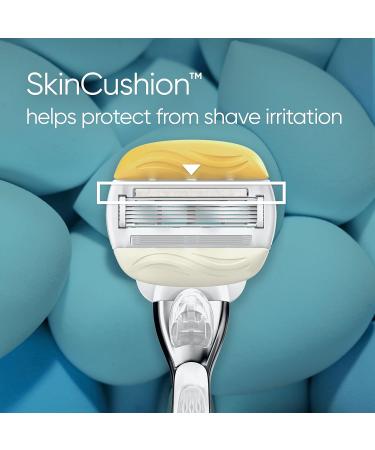 Gillette Venus ComfortGlide Coconut with Olay Women's Razor + 8 Blade Refills, Vitamin E, Gel Bars - Smooth & Comfortable Shave - Buy Online on GoSupps.com