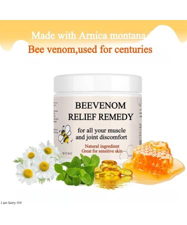 Bee Venom Joint Cream - Advanced Joint and Bone Cream Specially for Back Neck Hands Knees 4 Fl Oz (Pack of 1) - Buy Online on GoSupps.com