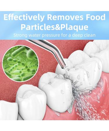 Portable Water Flosser Cordless 300ML Oral Irrigator with 5 Modes 6 Tips IPX7 Waterproof & USB Rechargeable for Home & Travel Black - Buy Online on GoSupps.com