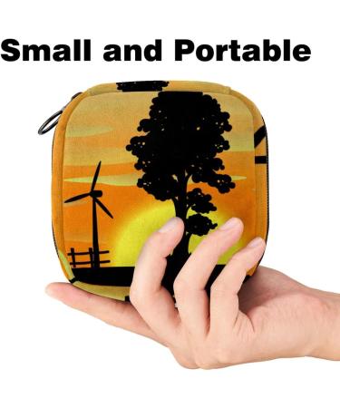 Portable Women's Binding Bags - Menstrual Cup Pocket & Pads for Teens | Stylish Multi-Colored Design - Buy Online on GoSupps.com